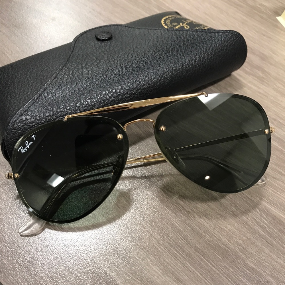 Ray Ban Polarized Aviator Sunglasses